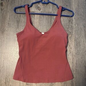 Lululemon Align Waist Length size 6 Rust Red